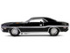 1970 Dodge Challenger R T 440 Black with White Stripes Barrett Jackson Series 15 1/64 Diecast Model Car Greenlight 37320D
