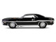 1970 Dodge Challenger R T 440 Black with White Stripes Barrett Jackson Series 15 1/64 Diecast Model Car Greenlight 37320D
