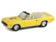 1970 Plymouth Cuda Convertible Yellow Barrett Jackson Series 15 1/64 Diecast Model Car Greenlight 37320E