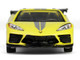 2022 Chevrolet Corvette C8 R Convertible Yellow with Silver Stripes Barrett Jackson Series 15 1/64 Diecast Model Car Greenlight 37320F