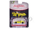 2022 Chevrolet Corvette C8 R Convertible Yellow with Silver Stripes Barrett Jackson Series 15 1/64 Diecast Model Car Greenlight 37320F