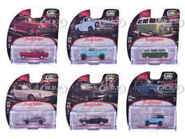 Barrett Jackson Series 16 Set of 6 Cars 1/64 Diecast Model Cars Greenlight 37330SET