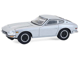 1970 Datsun 240Z Silver Metallic Barrett Jackson Series 16 1/64 Diecast Model Car Greenlight 37330D