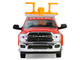 2022 Ram 3500 Dually Wrecker Tow Truck Ignition Towing Co Red and Orange Dually Drivers Series 16 1/64 Diecast Model Car Greenlight 46160E