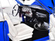 1966 Pontiac GTO Barrier Blue with White Top and Interior 1/18 Diecast Model Car Highway 61 HWY-18047