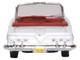1961 Chevrolet Impala Convertible Ermine White with Roman Red Interior 1/87 (HO) Scale Diecast Model Car Oxford Diecast 87CI61003
