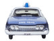 1960 Ford Fairlane Sedan Massachusetts State Police Radar Car Blue Two Tone 1/87 (HO) Scale Diecast Model Car Oxford Diecast 87FF60002