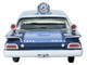 1960 Ford Fairlane Sedan Massachusetts State Police Radar Car Blue Two Tone 1/87 (HO) Scale Diecast Model Car Oxford Diecast 87FF60002