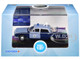 1960 Ford Fairlane Sedan Massachusetts State Police Radar Car Blue Two Tone 1/87 (HO) Scale Diecast Model Car Oxford Diecast 87FF60002