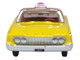 1960 Ford Fairlane Sedan NYC Taxi Yellow with Red Top and Interior 1/87 (HO) Scale Diecast Model Car Oxford Diecast 87FF60003