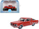 1965 Plymouth Barracuda Red 1/87 (HO) Scale Diecast Model Car Oxford Diecast 87PB65002