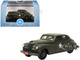 1942 Packard Clipper Touring Sedan US Army Staff Car Olive Drab 1/87 (HO) Scale Diecast Model Car Oxford Diecast 87PC42002