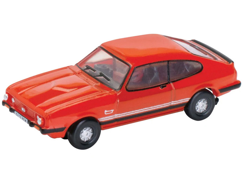 Ford Capri Mk3 RHD Right Hand Drive Sebring Red 1/148 (N) Scale Diecast Model Car Oxford Diecast NCAP004