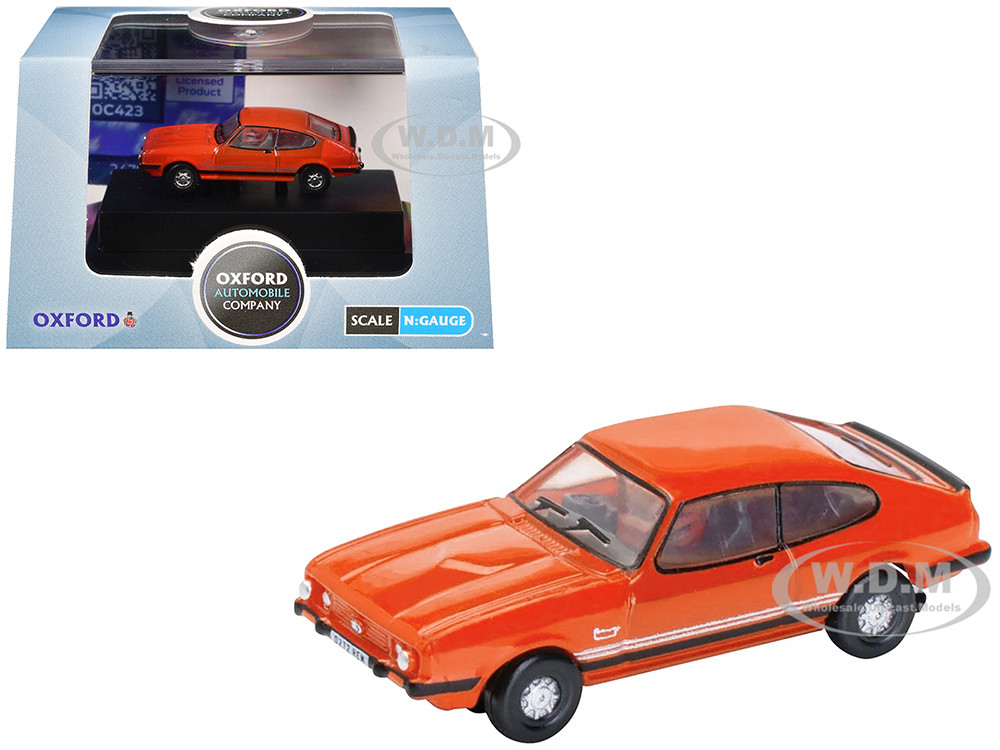 Ford Capri Mk3 RHD (Right Hand Drive) Sebring Red 1/148 (N) Scale