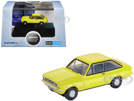 Ford Escort Mk2 RHD Right Hand Drive Signal Yellow 1/148 (N) Scale Diecast Model Car Oxford Diecast NESC002