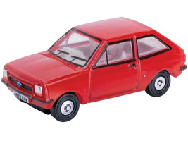 Ford Fiesta Mk1 RHD Right Hand Drive Venetian Red 1/148 (N) Scale Diecast Model Car Oxford Diecast NFF001