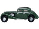 Jaguar SS RHD Right Hand Drive Suede Green with Black Top 1/148 (N) Scale Diecast Model Car Oxford Diecast NJSS005