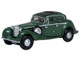 Jaguar SS RHD Right Hand Drive Suede Green with Black Top 1/148 (N) Scale Diecast Model Car Oxford Diecast NJSS005