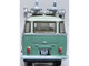 Volkswagen T1 Samba Bus RHD Right Hand Drive Green Two Tone with Surfboards on Roof Rack 1/148 (N) Scale Diecast Model Car Oxford Diecast NVWS005