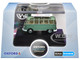 Volkswagen T1 Samba Bus RHD Right Hand Drive Green Two Tone with Surfboards on Roof Rack 1/148 (N) Scale Diecast Model Car Oxford Diecast NVWS005