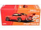 Singer DLS Turbo Study Orange Metallic 1/64 Diecast Model Car Pop Race PR640131
