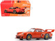 Singer DLS Turbo Study Orange Metallic 1/64 Diecast Model Car Pop Race PR640131