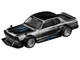 Skyline GT R V8 Drift Hakosuka RHD Right Hand Drive Silver Chrome with Black Hood and Top 1/64 Diecast Model Car Pop Race PR640330
