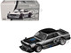 Skyline GT R V8 Drift Hakosuka RHD Right Hand Drive Silver Chrome with Black Hood and Top 1/64 Diecast Model Car Pop Race PR640330