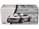 Skyline GT R V8 Drift Hakosuka RHD Right Hand Drive Silver Chrome with Black Hood and Top 1/64 Diecast Model Car Pop Race PR640330