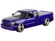 2006 Chevrolet Silverado Custom Pickup Truck Blue Metallic Die Cast Collection Series 1/25 Diecast Model Car Motormax 79039-BL