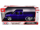 2006 Chevrolet Silverado Custom Pickup Truck Blue Metallic Die Cast Collection Series 1/25 Diecast Model Car Motormax 79039-BL