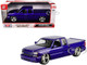 2006 Chevrolet Silverado Custom Pickup Truck Blue Metallic Die Cast Collection Series 1/25 Diecast Model Car Motormax 79039-BL