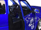 2006 Chevrolet Silverado Custom Pickup Truck Blue Metallic Die Cast Collection Series 1/25 Diecast Model Car Motormax 79039-BL