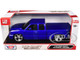 2006 Chevrolet Silverado Custom Pickup Truck Blue Metallic Die Cast Collection Series 1/25 Diecast Model Car Motormax 79039-BL