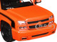 2006 Chevrolet Silverado Custom Pickup Truck Orange Metallic with Black Stripes Die Cast Collection Series 1/25 Diecast Model Car Motormax 79039-MOR