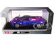 Pagani Huayra Pink and Purple Chrome Custom Wrap Series 1/24 Diecast Model Car Motormax 79084