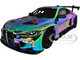 BMW M4 GT3 Chameleon Chrome Custom Wrap Series 1/24 Diecast Model Car Motormax 79094