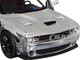2018 Dodge Challenger SRT Hellcat Widebody Chrome Custom Wrap Series 1/24 Diecast Model Car Motormax 79095