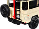 Toyota FJ40 Land Cruiser Beige 4x4 Overlanders Series 1/24 Diecast Model Car Motormax 79137-BG