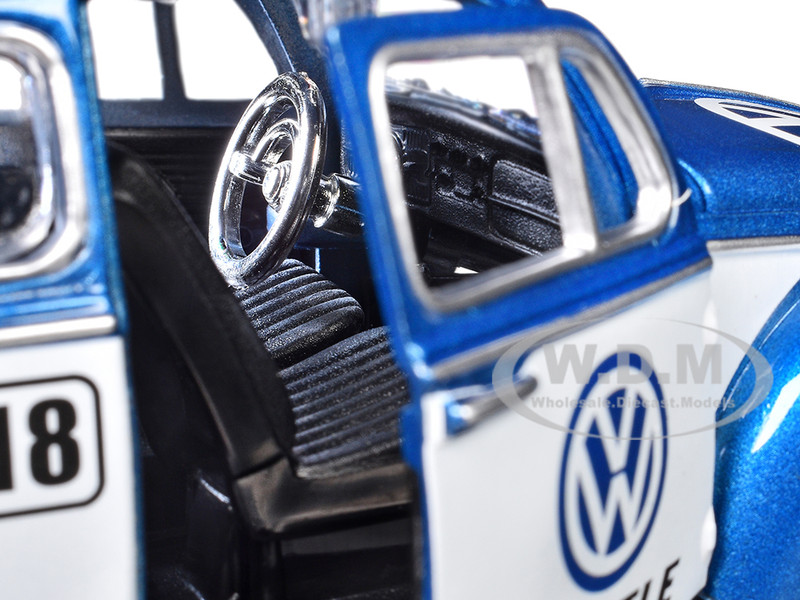 1966 Volkswagen Beetle Off Road #1718 Blue Metallic and White with