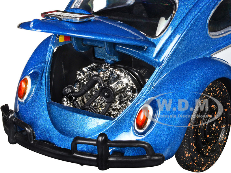 1966 Volkswagen Beetle Off Road #1718 Blue Metallic and White with