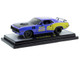1971 Plymouth Hemi Cuda VP Racing 50 Years Blue with Yellow Sides Limited Edition to 8650 pieces Worldwide 1/24 Diecast Model Car M2 Machines 40300-136A