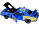 1971 Plymouth Hemi Cuda VP Racing 50 Years Blue with Yellow Sides Limited Edition to 8650 pieces Worldwide 1/24 Diecast Model Car M2 Machines 40300-136A