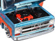 1976 GMC Sierra Grande 15 Pickup Truck Blue Metallic with White Top and Woodgrain Sides Limited Edition to 7050 pieces Worldwide 1/24 Diecast Model Car M2 Machines 40300-136B