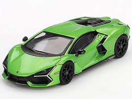 Lamborghini Revuelto Verde Selvans Green Metallic Limited Edition 1/64 Diecast Model Car Mini GT MGT00789
