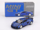 2023 Chevrolet Corvette Z06 Elkhart Lake Blue Metallic Limited Edition 1/64 Diecast Model Car Mini GT MGT00892