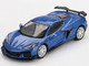 2023 Chevrolet Corvette Z06 Elkhart Lake Blue Metallic Limited Edition 1/64 Diecast Model Car Mini GT MGT00892