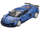 2023 Chevrolet Corvette Z06 Elkhart Lake Blue Metallic Limited Edition 1/64 Diecast Model Car Mini GT MGT00892