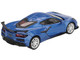 2023 Chevrolet Corvette Z06 Elkhart Lake Blue Metallic Limited Edition 1/64 Diecast Model Car Mini GT MGT00892