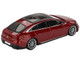 Mercedes Benz EQS 580 4MATIC Red Metallic with Sun Roof Limited Edition 1/64 Diecast Model Car Mini GT MGT00970